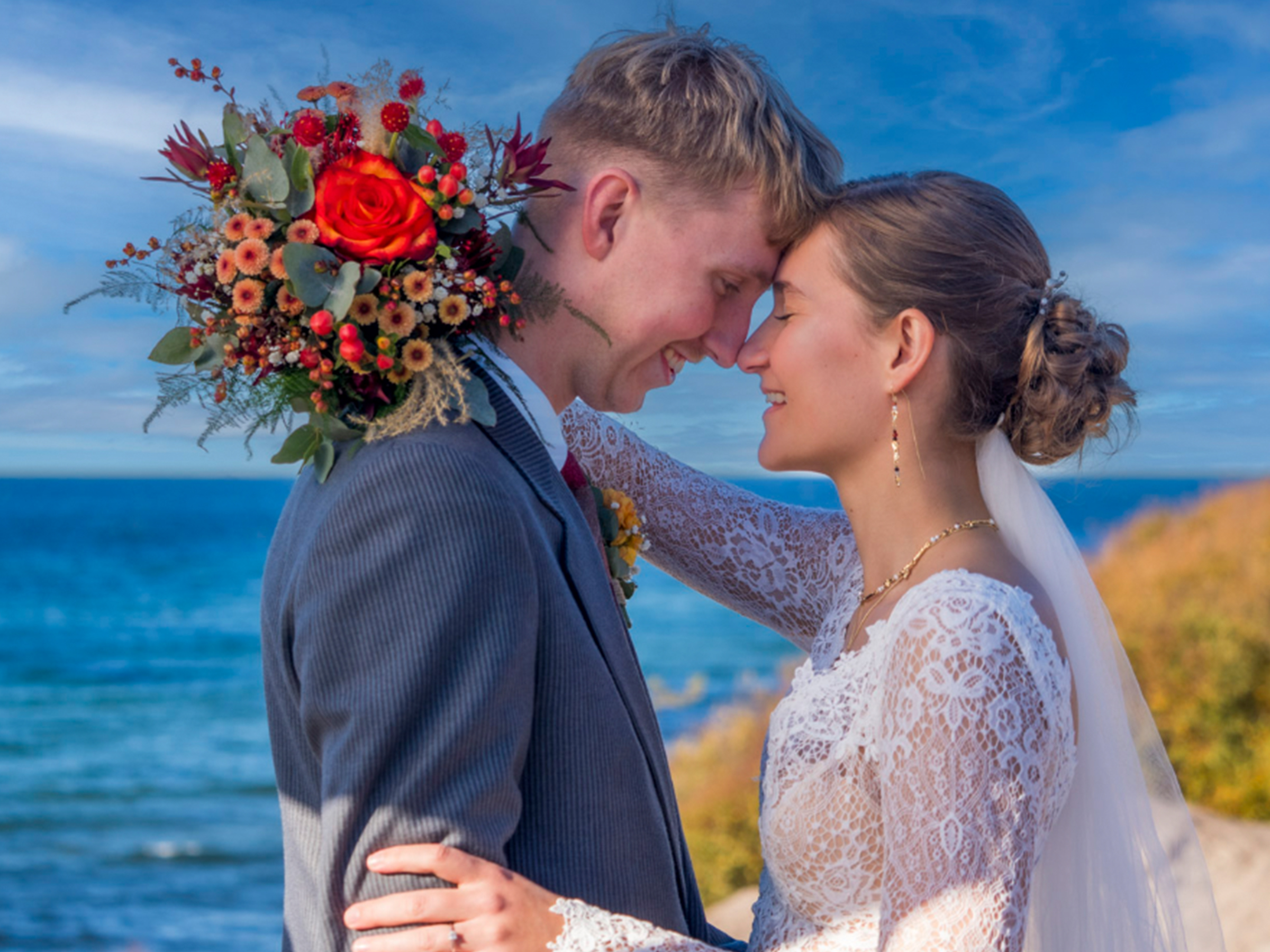 Romantik under den smukke sol på Bornholm